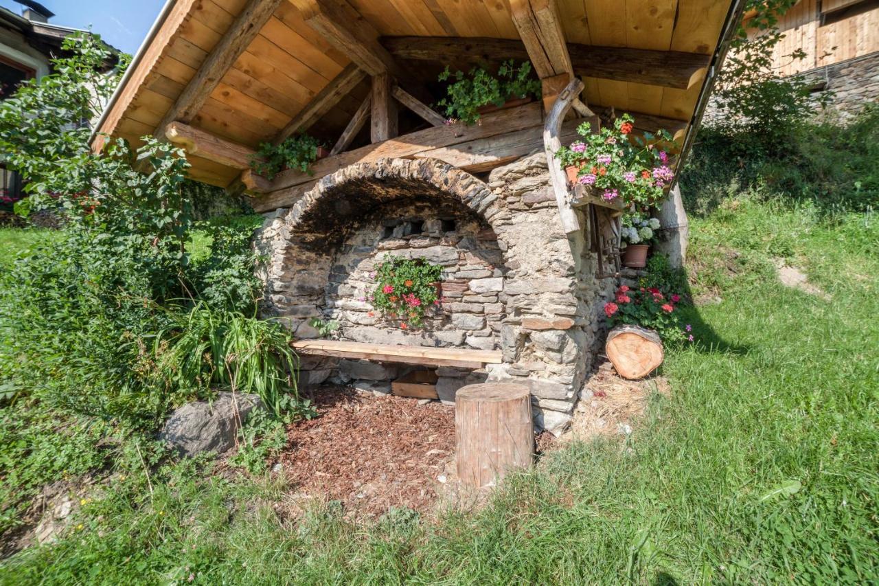 Innergasserhof Ferienwohnung Edelweiss San Martino In Passiria  ภายนอก รูปภาพ
